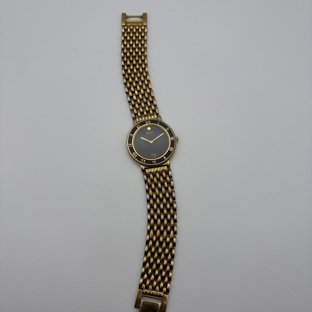 Seiko Quartz 7N29 Goldtone Date Men's Watch for Parts or Repair - Picture 4 of 5